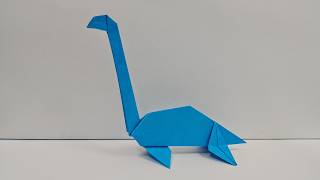 How to Make an Origami Dinosaur Elasmosaurus | Step by Step Paper Tutorial