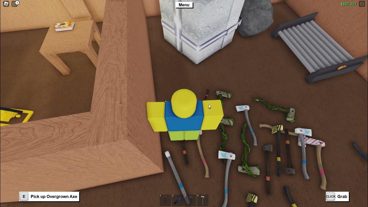 How to dupelicate your axes in Lumber Tycoon 2 without scripts! "works