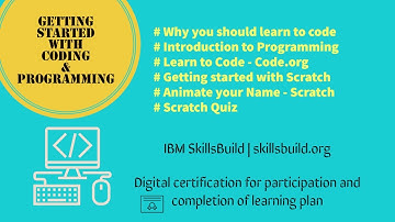 Getting started with coding and programming - SkillsBuild.org