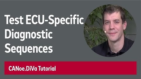 How to Test ECU Specific Diagnostic Sequences Easily CANoe.DiVa Tutorial（日本語字幕付き）