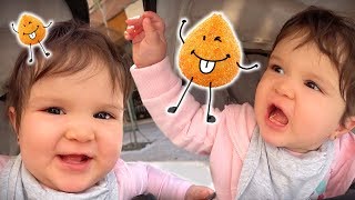 Bebê Laura Come Coxinha Pela Primeira Vez Rotina Familia Brancoala