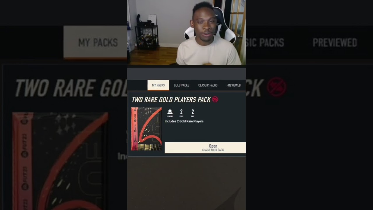 Two rare gold packs are worth the grind! fifa fifa23 shorts YouTube