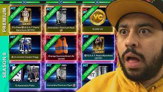ALL Level 1-40 Rewards Unlocked in Season 8 with FREE Invincible Packs, Free GOAT Cards and More!