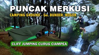 PUNCAK MERKUSI CAMPING GROUND II GN BUNDER II PUT UP A TENT