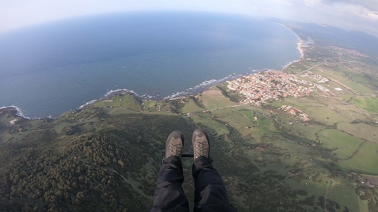 Volo parapendio monte ossoni Sardegna