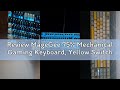 Review MageGee 75% Mechanical Gaming Keyboard, Yellow Switch, LED White Backlit, 87 Keys Compact TKL