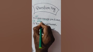 Question Tag #ssc #hsc #compitativeexams #englishgrammar