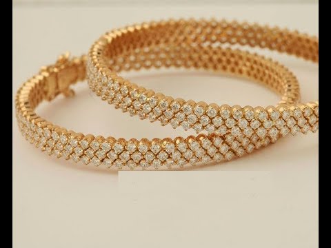 Buy online Designer American Diamond Gold Stylish Adjustable Bracelet For  Girls & Women – Lady India