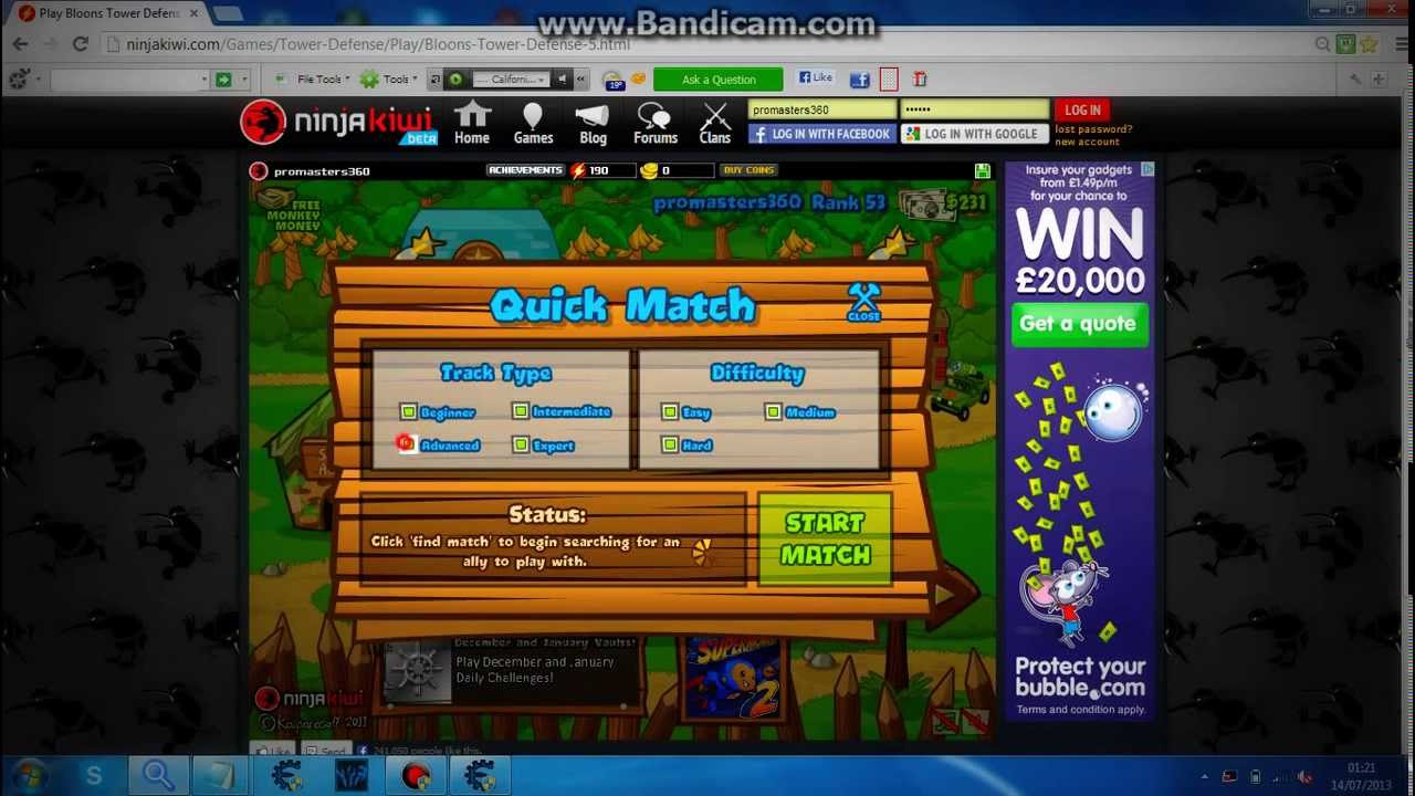 balloon tower defense 5 hacked (ASK FOR INVITE) - YouTube