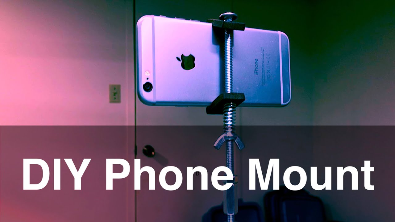 DIY Phone Mount YouTube