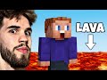Minecraft But The Floor Is LAVA