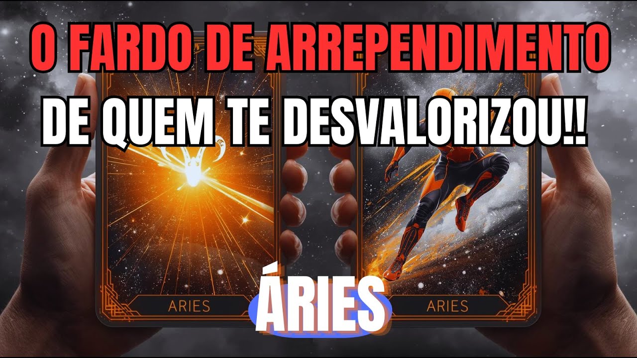 ÁRIES: ♈💔 O FARDO DO ARREPENDIMENTO DE QUEM TE DESVALORIZOU ⚡🔥 SUA VITÓRIA É A VINGANÇA DIVINA!!
