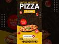 It's a redesign😜 of motion graphic of pizza poster 💫 #motiongraphic #posterdesign #aftereffects