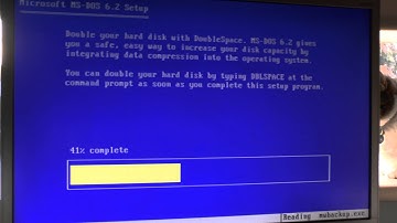 Installing dos 6.22 and windows for workgroups 3.11 on a genuine 486 Part 1