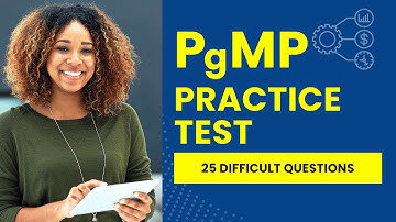 PgMP Exam Prep - Project Management Practice Test & Study Guide (25 Difficult Questions)