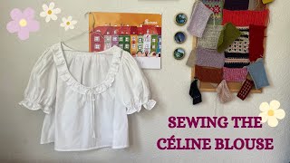 Sewing Vlog | making the Céline Blouse by Silversaga patterns