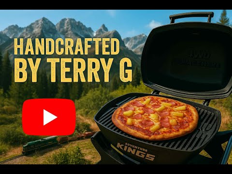 Kings Adventure Single Burner BBq Cooking Pizza