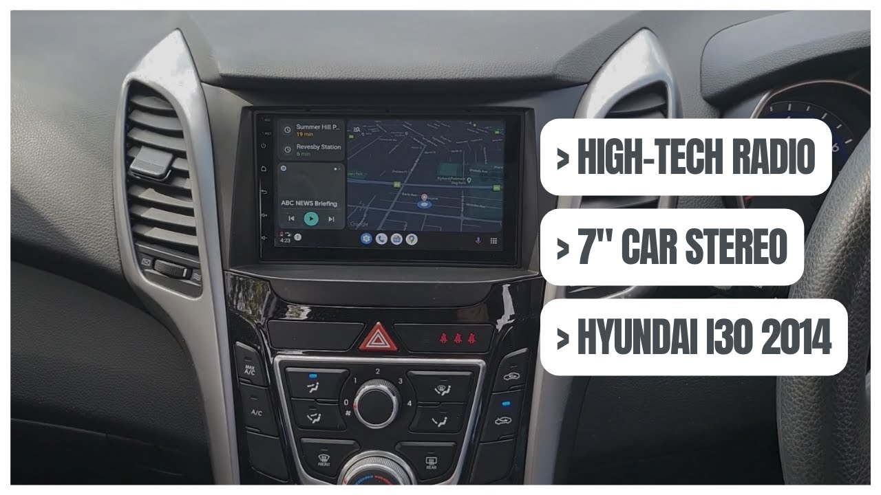 Enhance Your Drive: with 7" car stereo for HYUNDAI I30 2014 Wireless ...