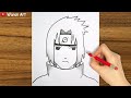 Easy Anime Drawing || How to draw Sasuke Uchiha step by step || Drawing for Beginners