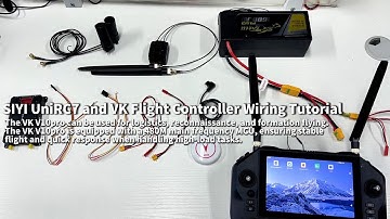 SIYI UniRC7 and VK V10-pro Flight Controller Wiring Tutorial