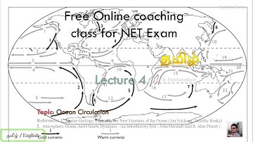 CSIR - NET JRF / LS EARTH SCIENCE | IMPORTANT TOPIC | Lec. 4 - Ocean circulation, In Tamil
