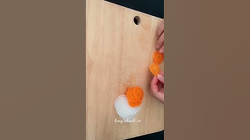 Hướng Dẫn Tỉa Rau Củ Hình Hoa Hồng từ Cà Chua - Tomato Rose Carving Art - Cutting Skills #shorts