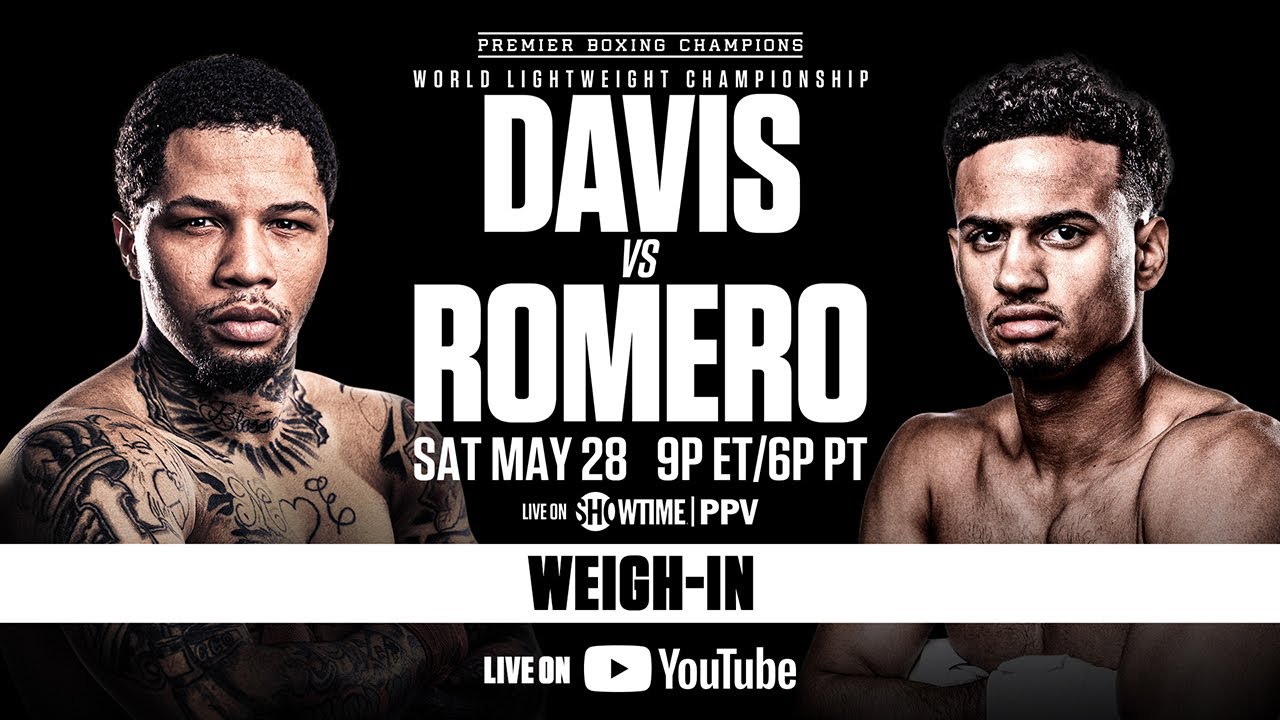 OFFICIAL WEIGH-IN Gervonta Davis vs Rolando Romero #DavisRomero