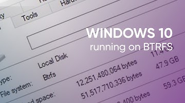 Windows 10 on BTRFS - tech demo