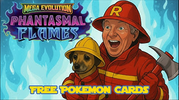 Phantasmal Flames Pack Openings LIVE and FREE Pokemon Giveaways
