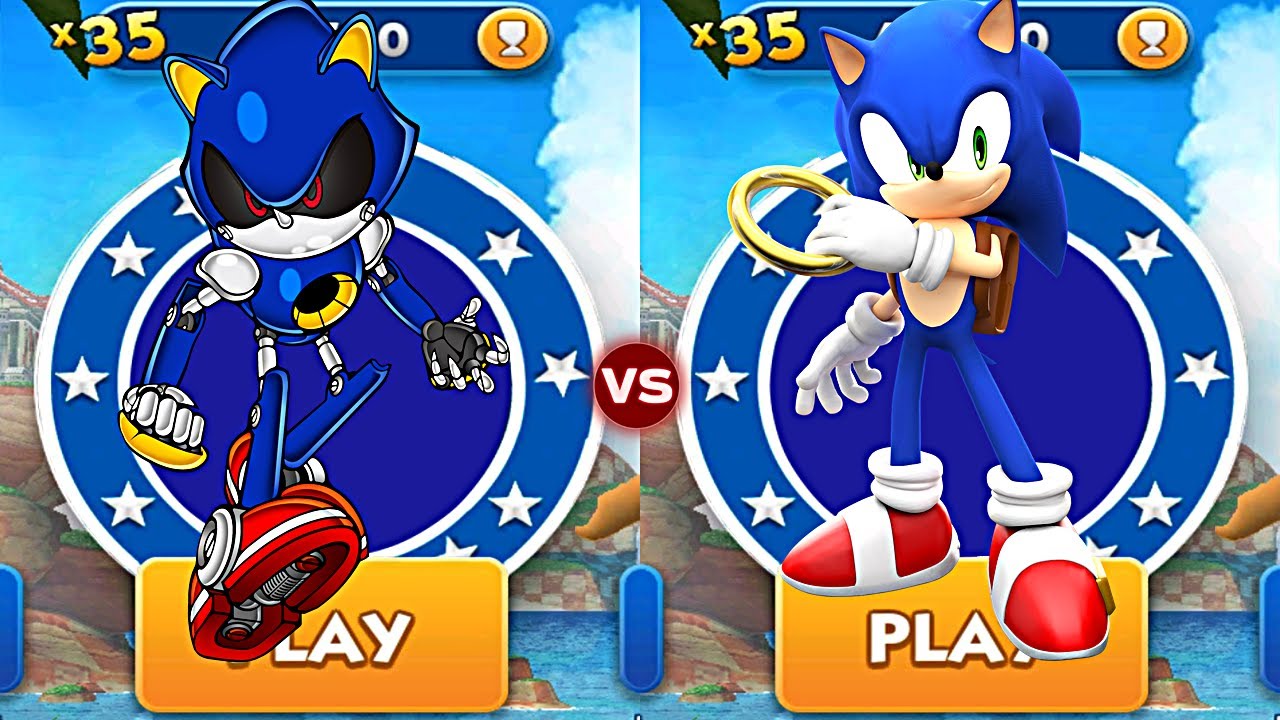 Metal Sonic vs Clasic Sonic dash Epic battle - Fast sonic - Android ...