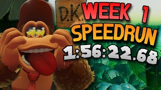 1st EVER Speedrun — Donkey Kong Bananza Any% in 1:56:22