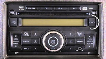 2014 Nissan Cube -  Setting the Clock