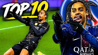Bradley Barcola TOP 10 MOMENTS at PSG!🔥