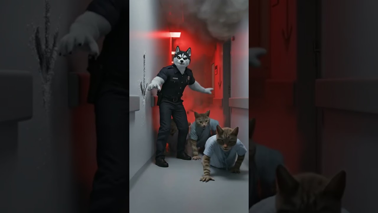 Cat Hospital Fire Exit | Dramatic Animal Story 