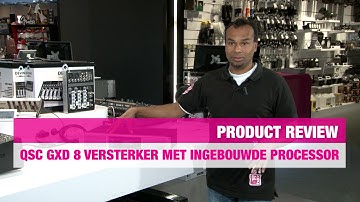 QSC GXD 8 Versterker met Ingebouwde Processor | Bax Music