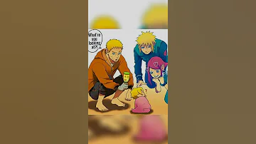 what if Boruto & himawari meet Minato & kushina #short #naruto #boruto