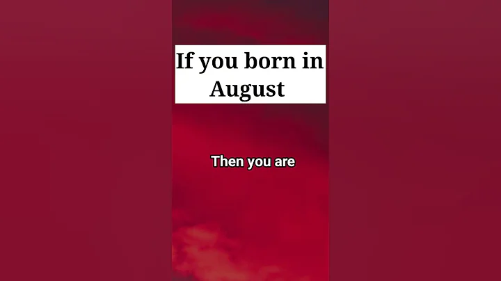 If you born in August then you are.... 🤗 #shorts #birthdaymonth #happybirthday #january