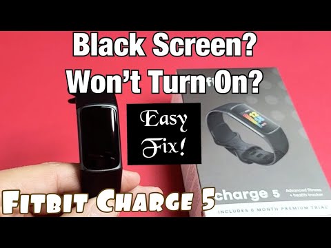 Fitbit Charge 5: How to Fix Black Screen (Screen Won't Turn On?) FIXED!