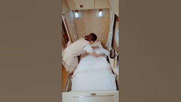 First Class Suite Seat-to-Bed Timelapse | Emirates