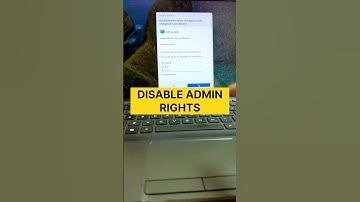 Disable Admin Rights for Any User on Windows PC #windows11 #shorts