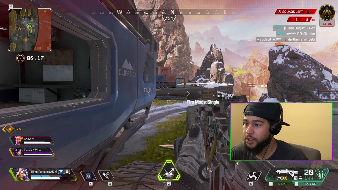 Ranked Solo Queue Warrior #1 - Apex Legends Season 4 Gameplay - YouTube