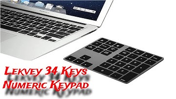 Lekvey 34 Keys Numeric Keypad