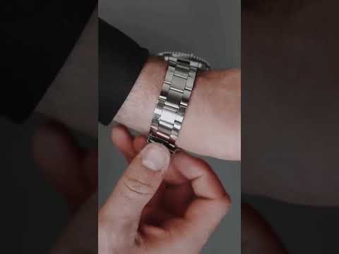 Чоловічий наручний механічний годинник з автопідзаводом Winner Basel R-Series, 2 ремешка, видео 4