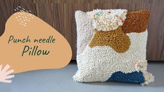 : DIY HOME DECOR - Punch needle pillow tutorial - BOHO style