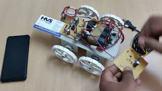 WiFi Controlled spy Robot with LASER gun demonstration - PIC Microcontroller ESP8266