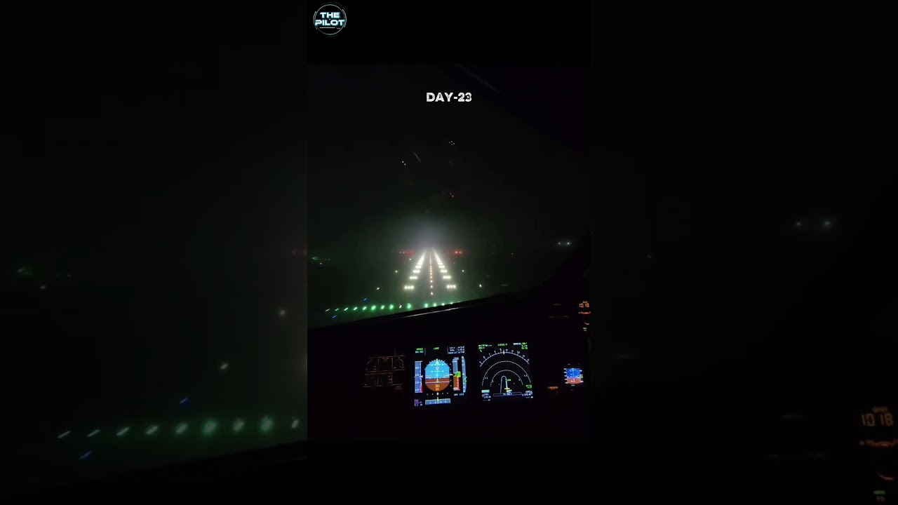 Can You Land Blind? 😨 Extreme Fog Landing POV | Day-23