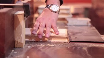 Beekeeping  - making beehive  frames side bars