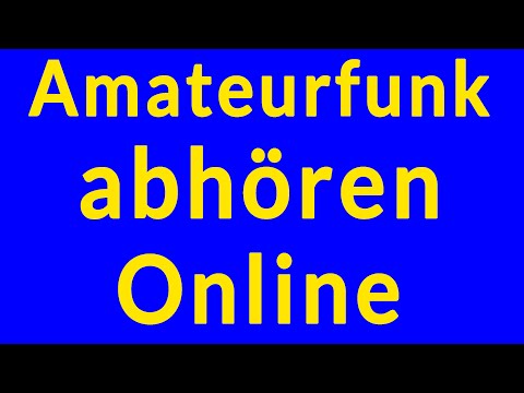 Amateurfunk abhören Online - WebSDR