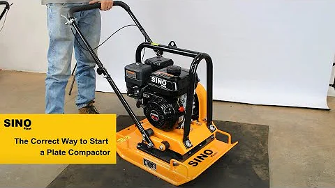 How to Start & Use a Plate Compactor Safely | Beginner-Friendly Operation Guide