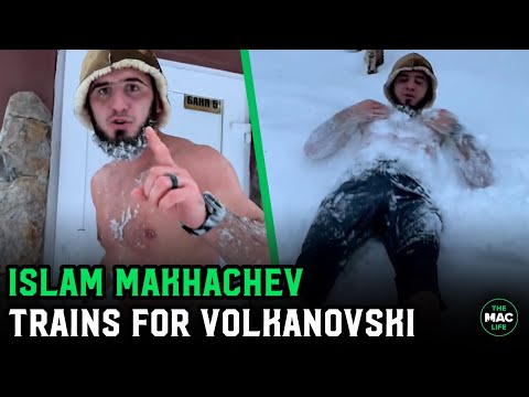 Islam Makhachev shows off unique training for Alexander Volkanovski fight